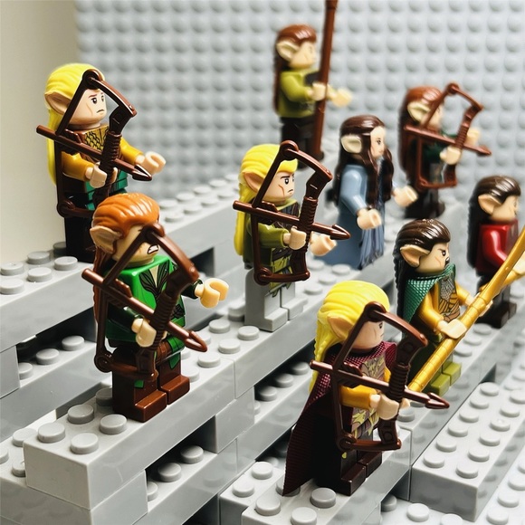 Lord of the Rings Custom Minifigure Lot of 9 - Picture 3 of 3